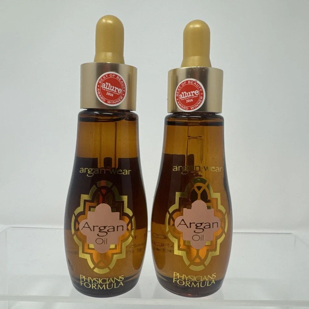 2 - Physicians Formula Argan Face Serum Wear Ultra-Nourishing Argan Oil Acne 1oz